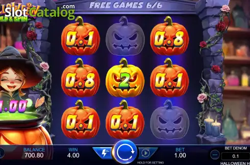 Скрин2. Halloween Hold & Spin слот