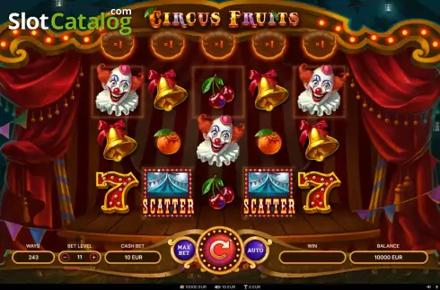 Скрин3. Circus Fruits слот