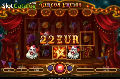 Скрин5. Circus Fruits слот