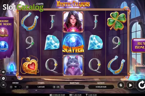 Скрин2. Mystic Charms слот