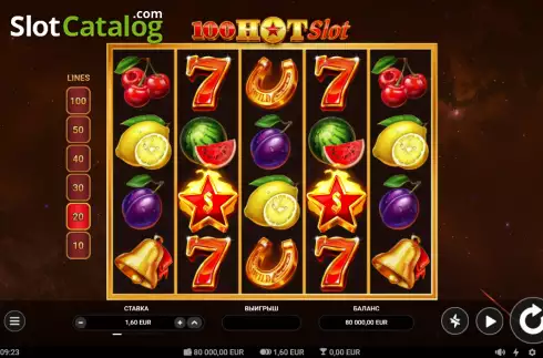 Скрин2. 100 Hot Slot слот