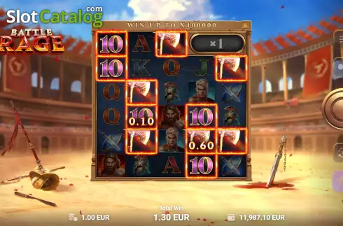 Скрин5. Battle Rage слот