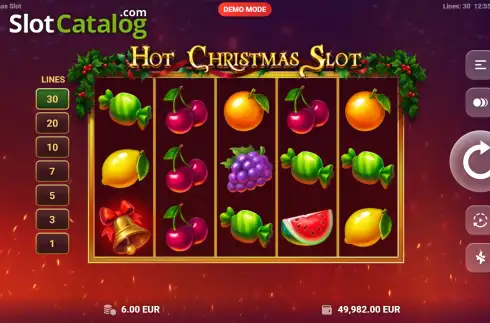 Скрин2. Hot Christmas Slot слот