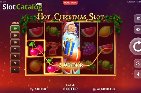 Скрин3. Hot Christmas Slot слот