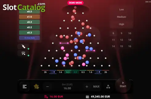 Скрин3. Plinko (TrueLab Games) слот