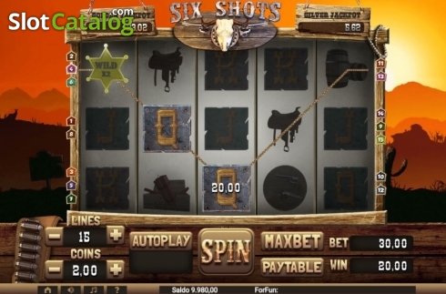 Скрин4. Six Shots слот