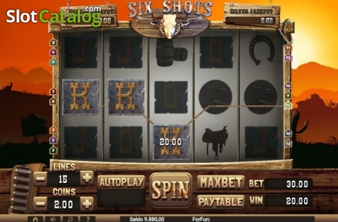 Скрин5. Six Shots слот