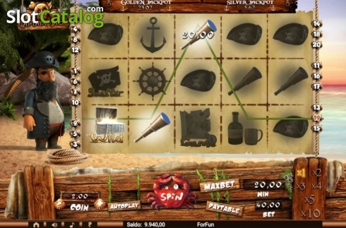 Скрин2. Captain jack (Tuko Productions) слот