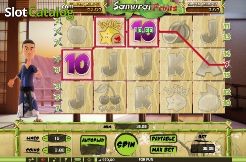 Скрин4. Samurai Fruits слот
