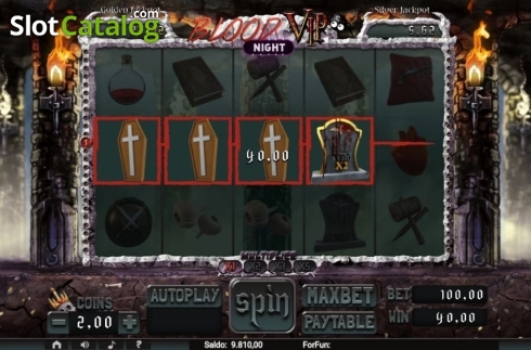 Скрин4. Blood Night Vip слот