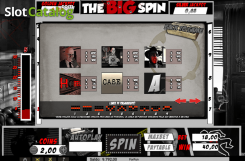 Скрин6. The Big Spin слот