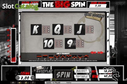 Скрин7. The Big Spin слот