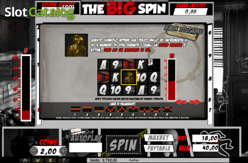 Скрин8. The Big Spin слот