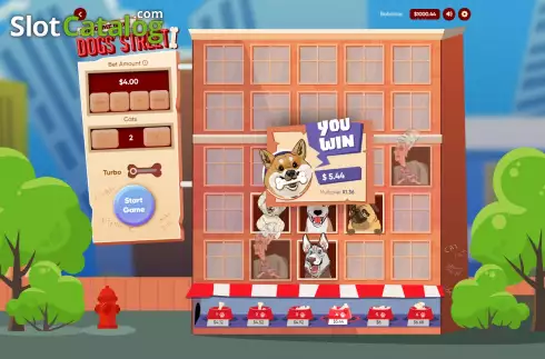 Скрин5. Dogs Street слот