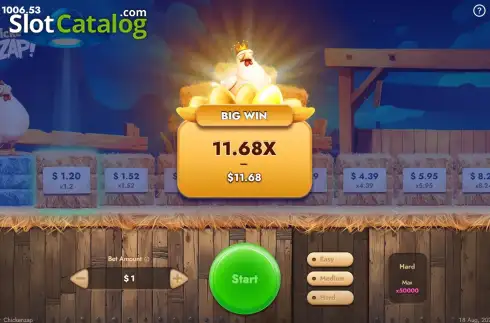 Скрин9. Chicken Zap слот