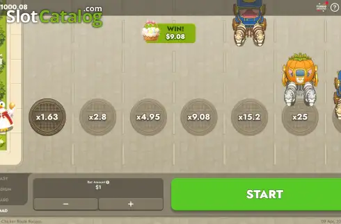 Скрин3. Chicken Route: Ro-co-co слот