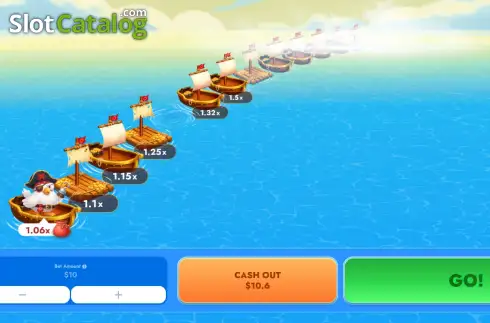 Скрин2. Chicken Pirate Route слот