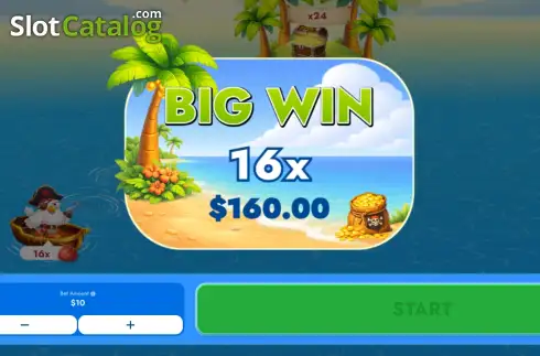 Скрин3. Chicken Pirate Route слот