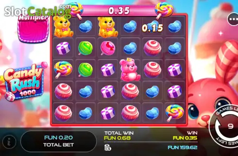 Скрин2. Candy Rush 1000 слот