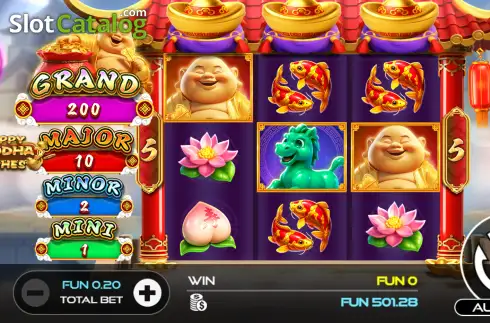 Скрин2. Happy Buddha Riches слот