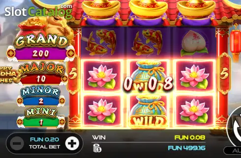 Скрин3. Happy Buddha Riches слот