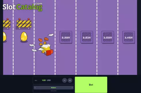 Скрин4. Chicken Cross (Upgaming) слот