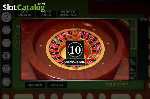 Скрин4. American Roulette (Urgent Games) слот