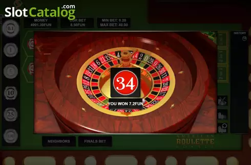 Скрин6. American Roulette (Urgent Games) слот