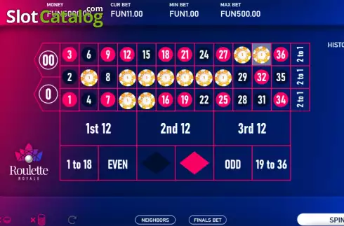 Скрин4. Roulette Royale American слот