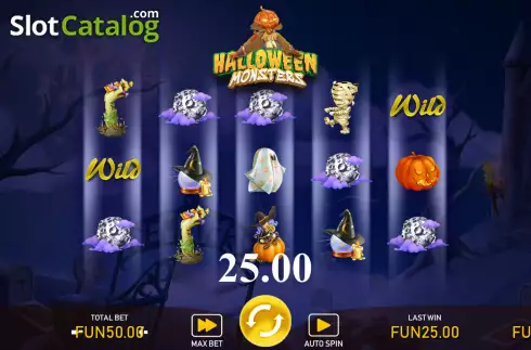 Скрин3. Halloween Monsters слот