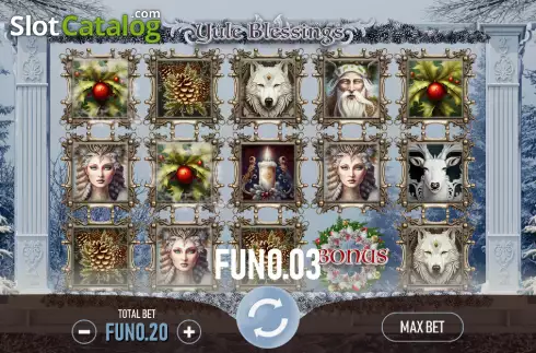 Скрин3. Yule Blessings слот