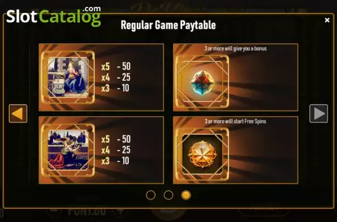 Скрин7. Da Vinci Slots слот