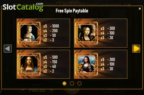 Скрин8. Da Vinci Slots слот