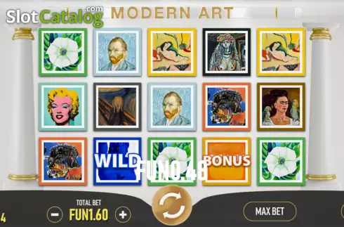 Скрин3. Modern Art слот
