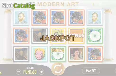 Скрин5. Modern Art слот