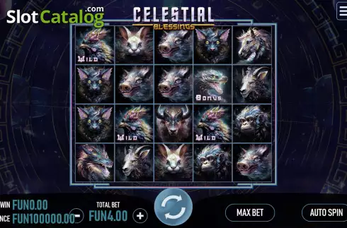 Скрин2. Celestial Blessings слот