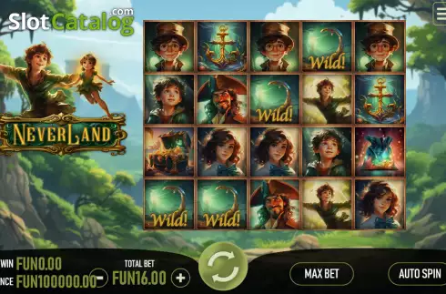Скрин2. Neverland слот