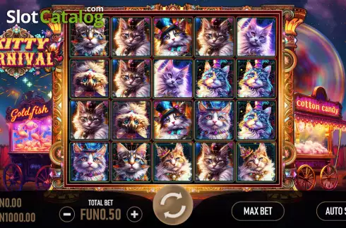 Скрин2. Kitty Carnival слот