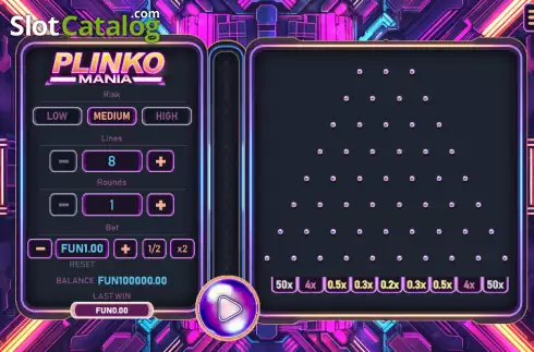 Скрин2. Plinko Mania слот