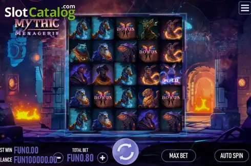Скрин2. Mythic Menagerie слот