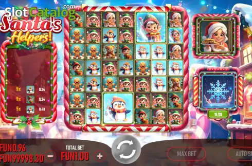 Скрин3. Santa’s Helpers слот