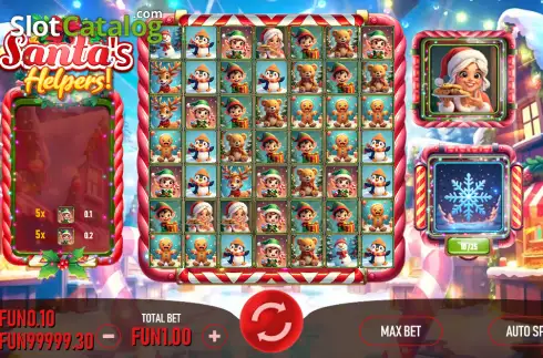 Скрин2. Santa’s Helpers слот