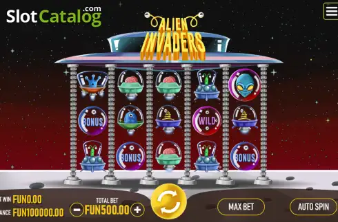 Скрин2. Alien Invaders (Urgent Games) слот