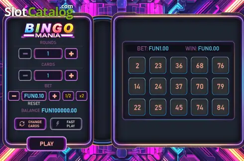 Скрин2. Bingo Mania (Urgent Games) слот