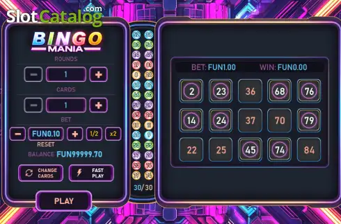 Скрин3. Bingo Mania (Urgent Games) слот