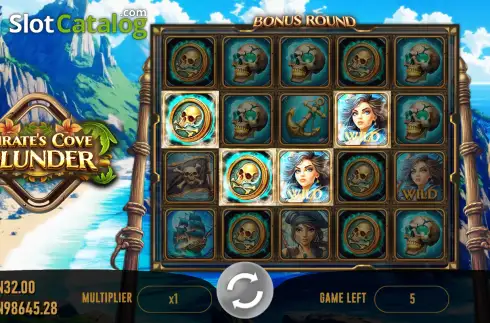 Скрин3. Pirate's Cove Plunder слот