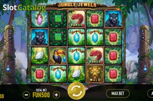 Скрин2. Jungle Jewels слот