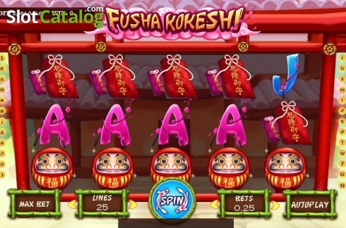 Скрин2. Fusha Kokeshi слот