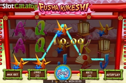 Скрин3. Fusha Kokeshi слот