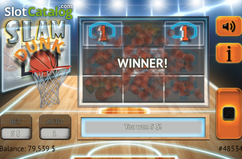 Скрин4. Slam Dunk слот